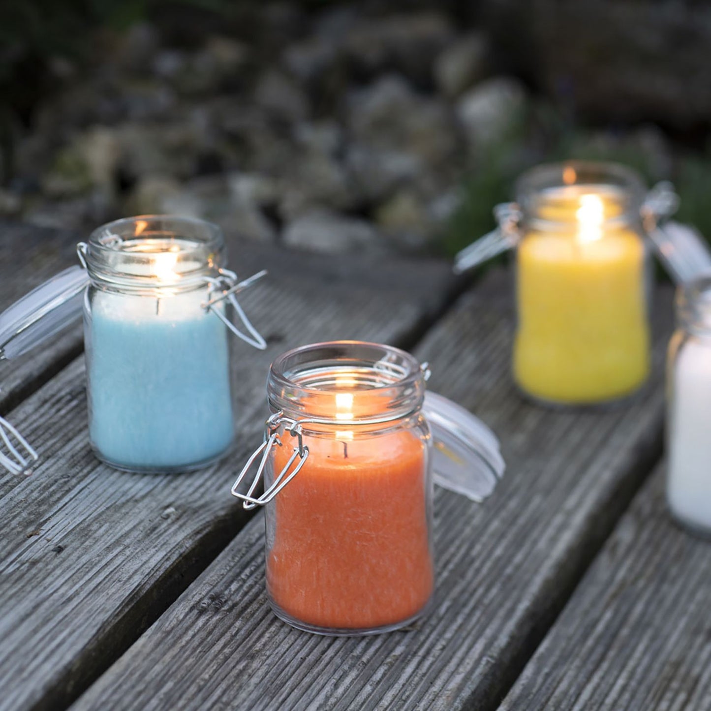 Pure Olive Wax Jar Candle 120x70 - Mandarin