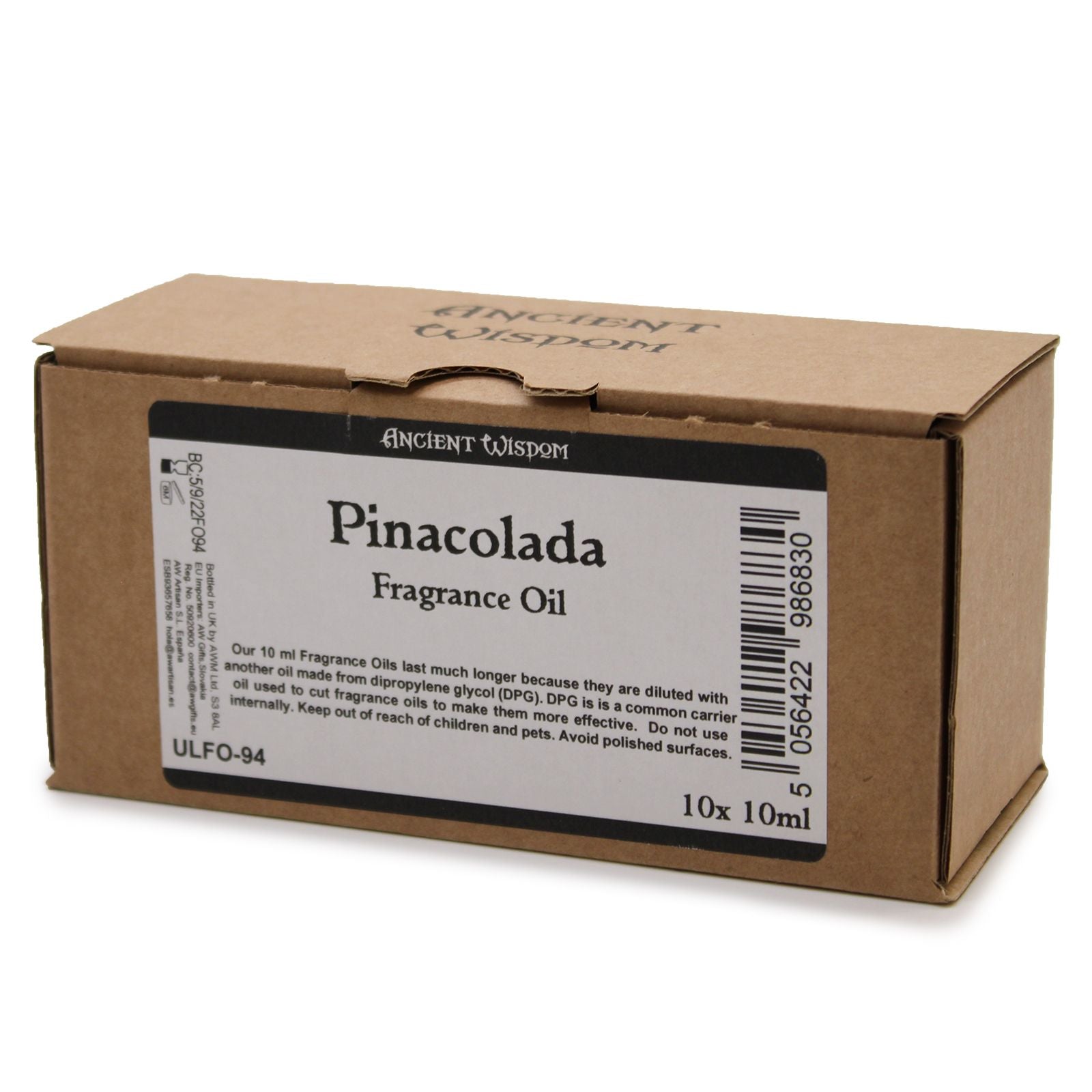 10ml Pinacolada Fragrance Oil 10ml - UNLABELLED