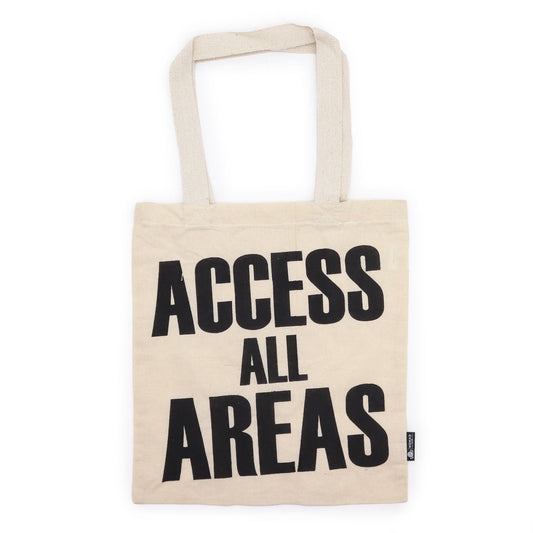 Nomad Sari Iconic Basic Tote Bag - ACCESS ALL AREA - Natural 4oz
