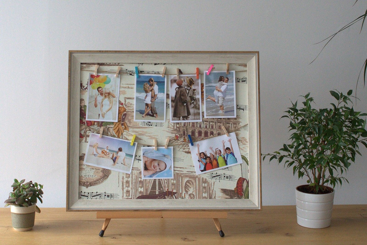 Lrg DIY Peg Photo Frames - Mozart