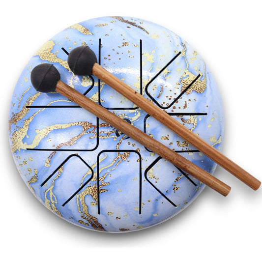 Med Steel Tongue Happy Drums  Blue Sky- 22x18cm