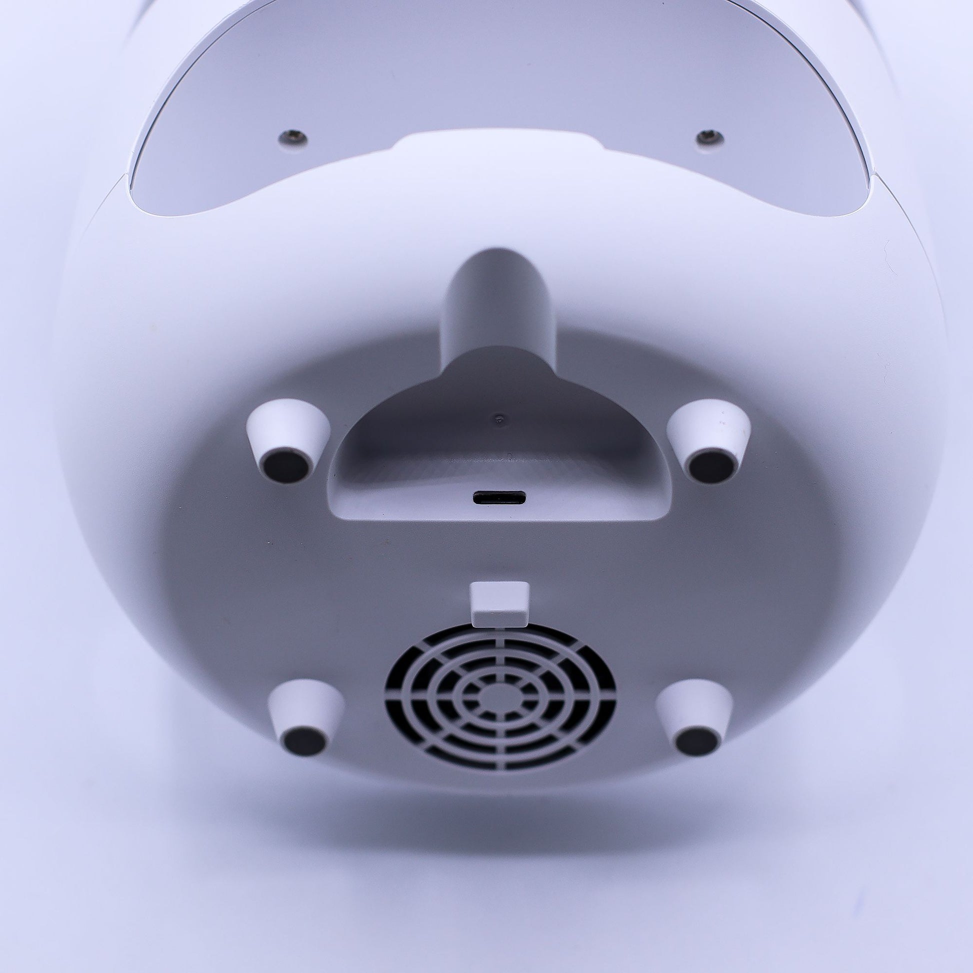 Salt Stone Flame Effect Aroma Diffuser  - White USB - Colour Change and Timer