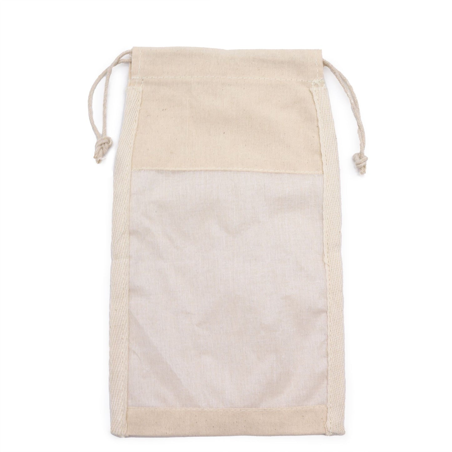 Lrg Cotton Window Pouch - 26x15cm