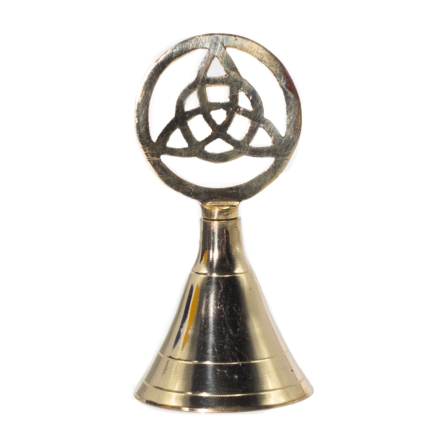 Mosadzný oltárny zvon - Triquetra