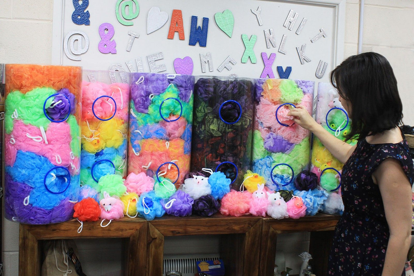 Cotton Animal Scrunchies 5 asst (display tube) - 27gm