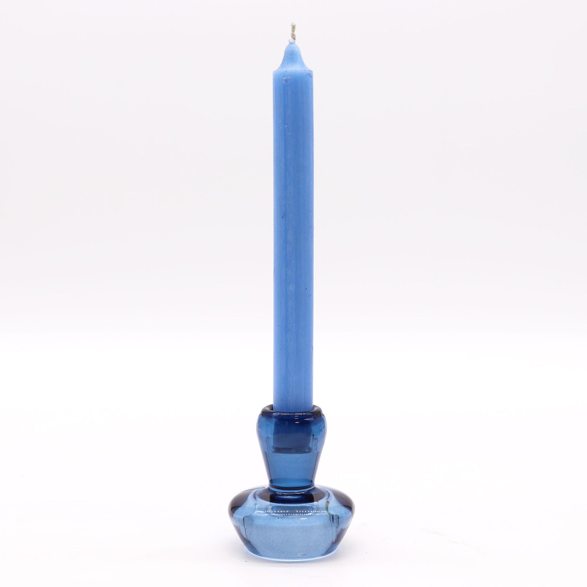 Set of 2 Mushroom Flip Dinner Candle / Tealight Holder - Royal Blue