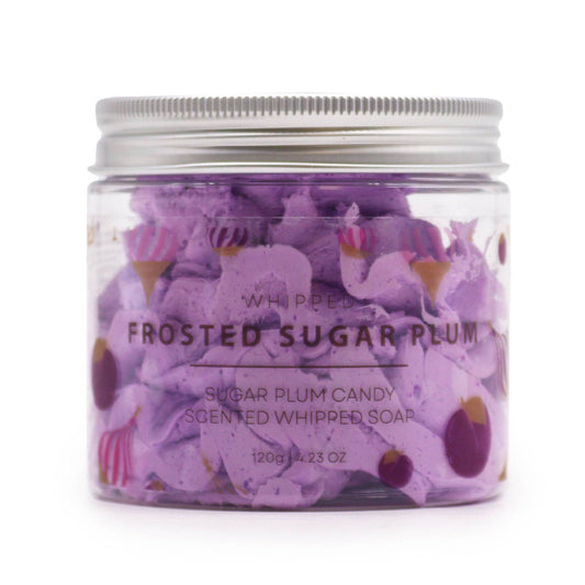 Frosted Sugar Plum Whipped Cream Soap 120g