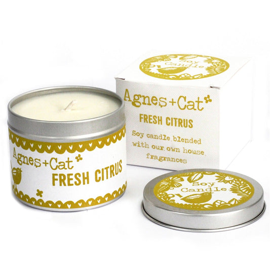 Plechová sviečka - Citrus