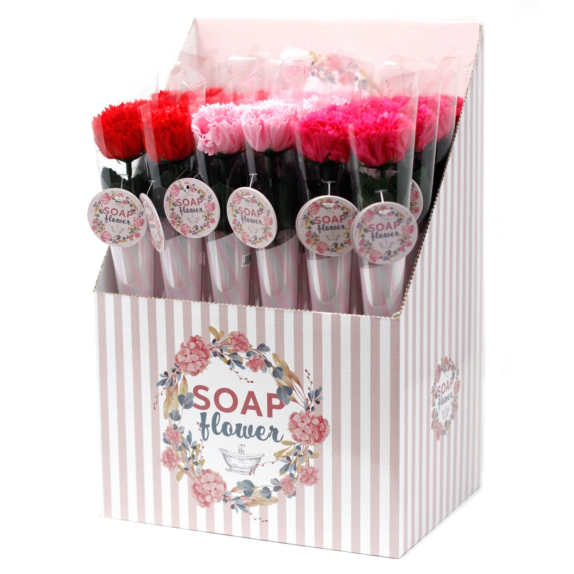 Ready to Retail Soap Flower - Small Carnation