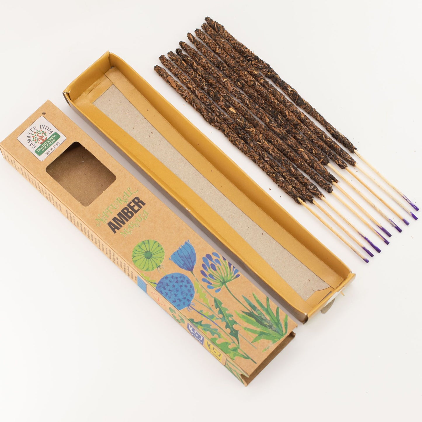 Natural Botanical Masala Incense - Amber