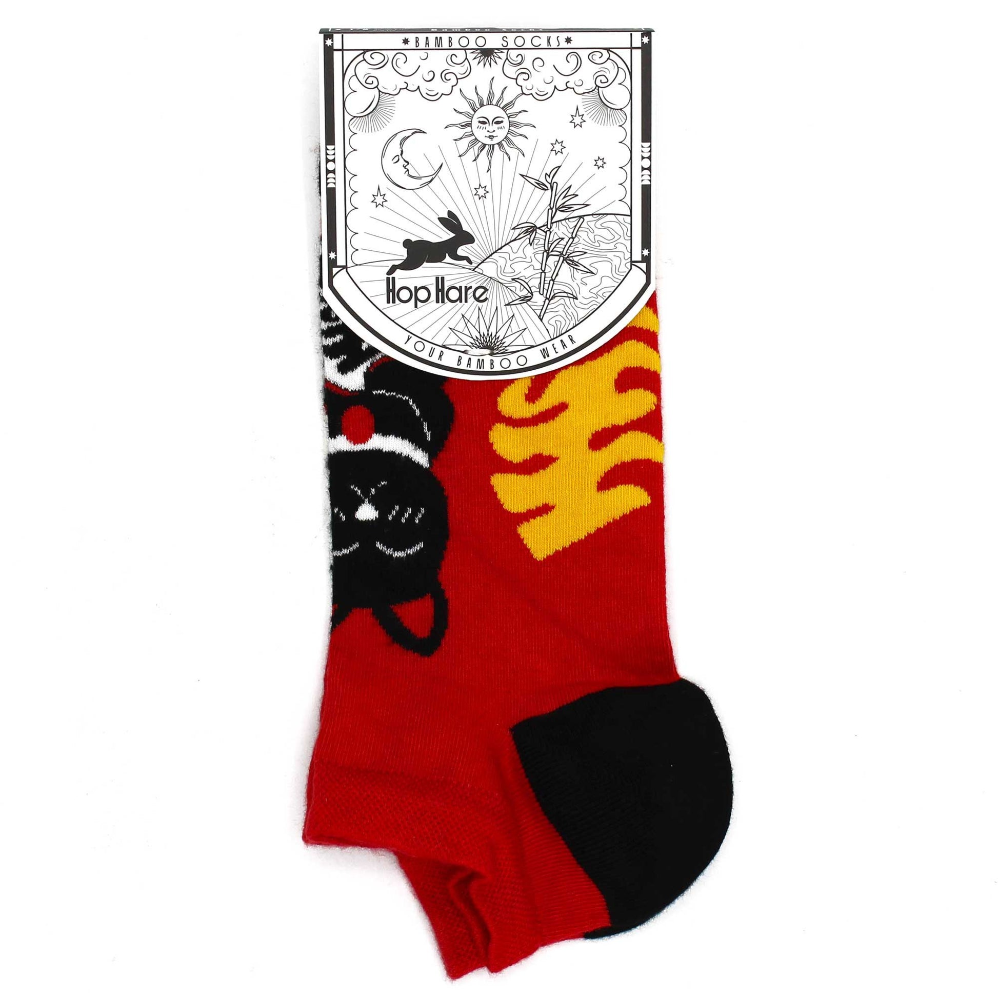 M/L Hop Hare Bamboo Socks Low (41-46) - Lucky Cat